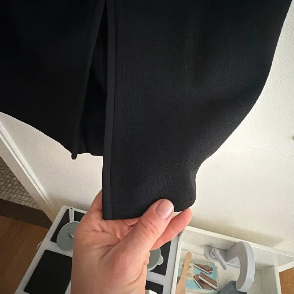 Tory Burch Ulisse Wool Crepe Pencil Skirt black size 4
